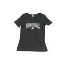Women's V-neck Unofficial DC Arch Logo T-Shirts