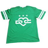 Men's DC Love Logo Football Fine Jersey T-Shirt