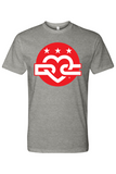 Men's DC Love Simple Circle Logo T-Shirt (Red Version)