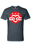 Men's DC Love Simple Circle Logo T-Shirt (Red Version)