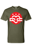 Men's DC Love Simple Circle Logo T-Shirt (Red Version)
