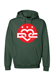DC Love Simple Circle Logo Heavyweight Hoodies (Red Version)