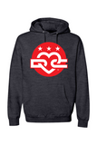 DC Love Simple Circle Logo Heavyweight Hoodies (Red Version)
