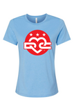 Women's DC Love Simple Circle Logo T-Shirt (Red Version)