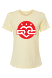 Women's DC Love Simple Circle Logo T-Shirt (Red Version)
