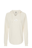 Women's Embroidered V-Neck DC Love Logo Hoodies