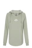 Women's Embroidered V-Neck DC Love Logo Hoodies
