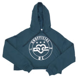 Women's Circle of Love Logo Crop Fleece Hoodies