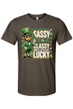 Sassy, Classy and A Little Bit Lucky - St. Patrick's Day T-shirt