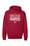 "I Choose DC On Purpose" Hoodie – Premium Fleece Sweatshirt for Intentional DC Living