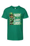 Kids; Sassy Classy & A Little Bit Lucky - St. Patrick's Day T-Shirt