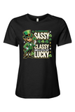 Women's Sassy, Classy & Lucky - St. Patrick's Day T-shirt