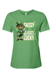 Women's Sassy, Classy & Lucky - St. Patrick's Day T-shirt