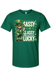 Sassy, Classy and A Little Bit Lucky - St. Patrick's Day T-shirt