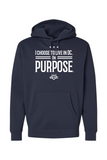 "I Choose DC On Purpose" Hoodie – Premium Fleece Sweatshirt for Intentional DC Living